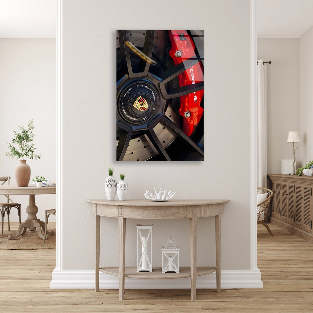Porsche Jant Detay Cam Tablo