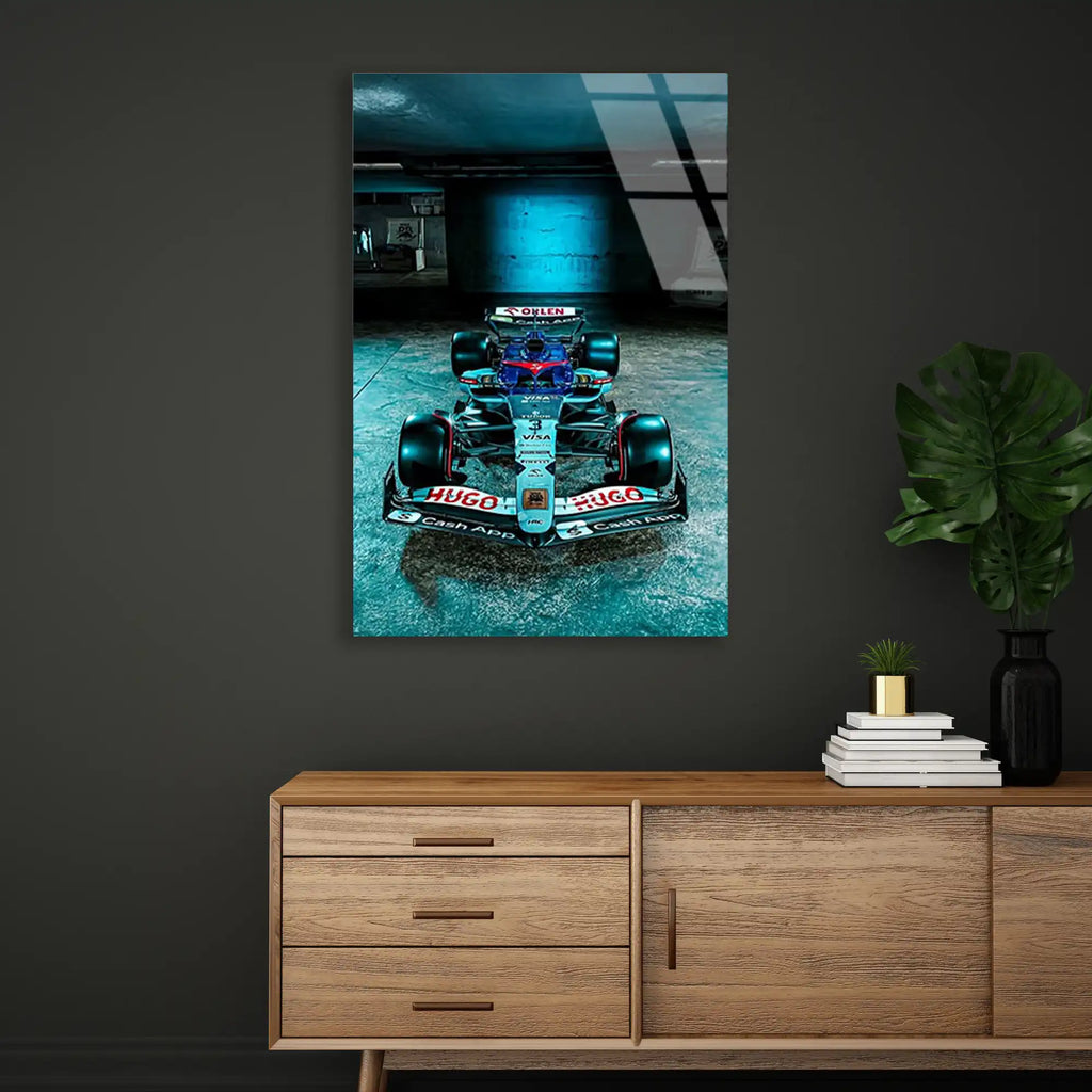 Racing Bulls Yarış Aracı F1 Cam Tablo – Formula 1 Duvar Dekoru - DEG0853