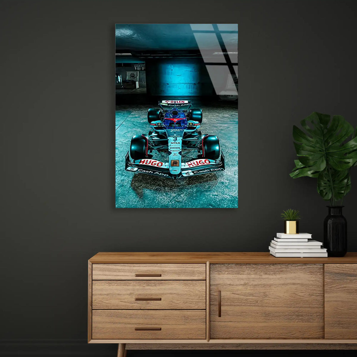Racing Bulls Yarış Aracı F1 Cam Tablo – Formula 1 Duvar Dekoru - DEG0853