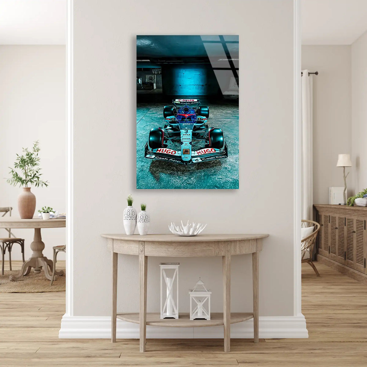 Racing Bulls Yarış Aracı F1 Cam Tablo – Formula 1 Duvar Dekoru - DEG0853