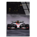 Red Bull Beyaz Livery F1 Cam Tablo – Formula 1 Duvar Dekoru - DEG0862