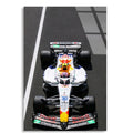 Red Bull Beyaz Livery Aracı F1 Cam Tablo – Formula 1 Duvar Dekoru - DEG0790