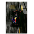 Red Bull Gece Hızı F1 Cam Tablo – Formula 1 Duvar Dekoru - DEG0848