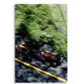 Red Bull Hız Anı F1 Cam Tablo – Formula 1 Duvar Dekoru - DEG0826