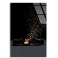 Red Bull Kıvılcım Kutlaması F1 Cam Tablo – Formula 1 Duvar Dekoru - DEG0887
