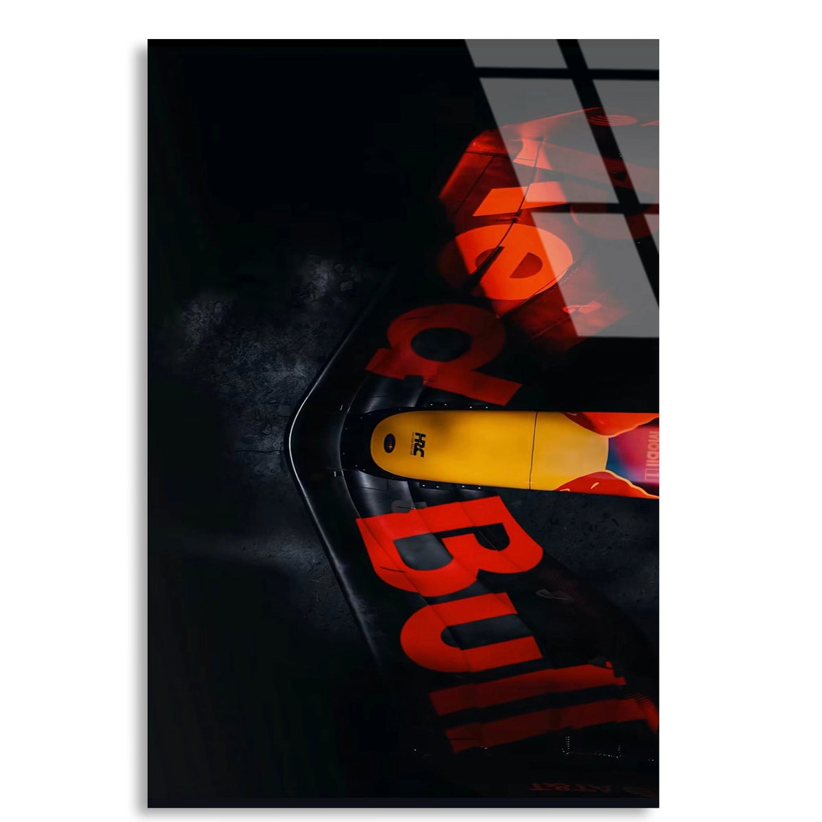 Red Bull Logo Makro F1 Cam Tablo – Formula 1 Duvar Dekoru - DEG0840
