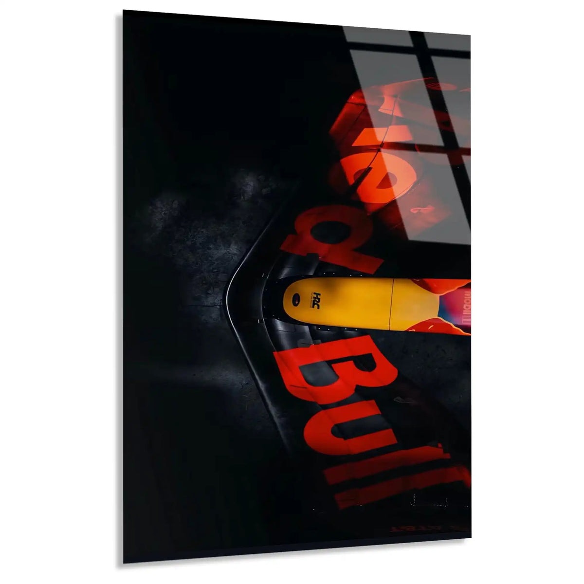 Red Bull Logo Makro F1 Cam Tablo – Formula 1 Duvar Dekoru - DEG0840