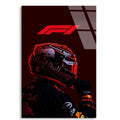 Red Bull Pilot Portresi F1 Cam Tablo – Formula 1 Duvar Dekoru - DEG0892