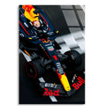 Red Bull Üstten Görünüm F1 Cam Tablo – Formula 1 Duvar Dekoru - DEG0803