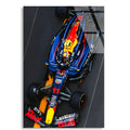 Red Bull Üstten Görünüm F1 Cam Tablo – Formula 1 Duvar Dekoru - DEG0827