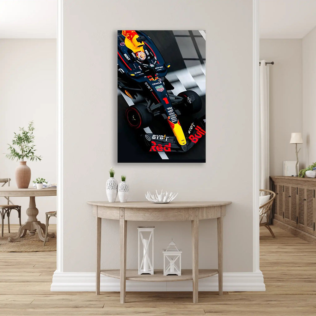 Red Bull Üstten Görünüm F1 Cam Tablo – Formula 1 Duvar Dekoru - DEG0803