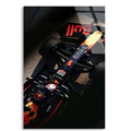 Red Bull Üstten Karanlık F1 Cam Tablo – Formula 1 Duvar Dekoru - DEG0882