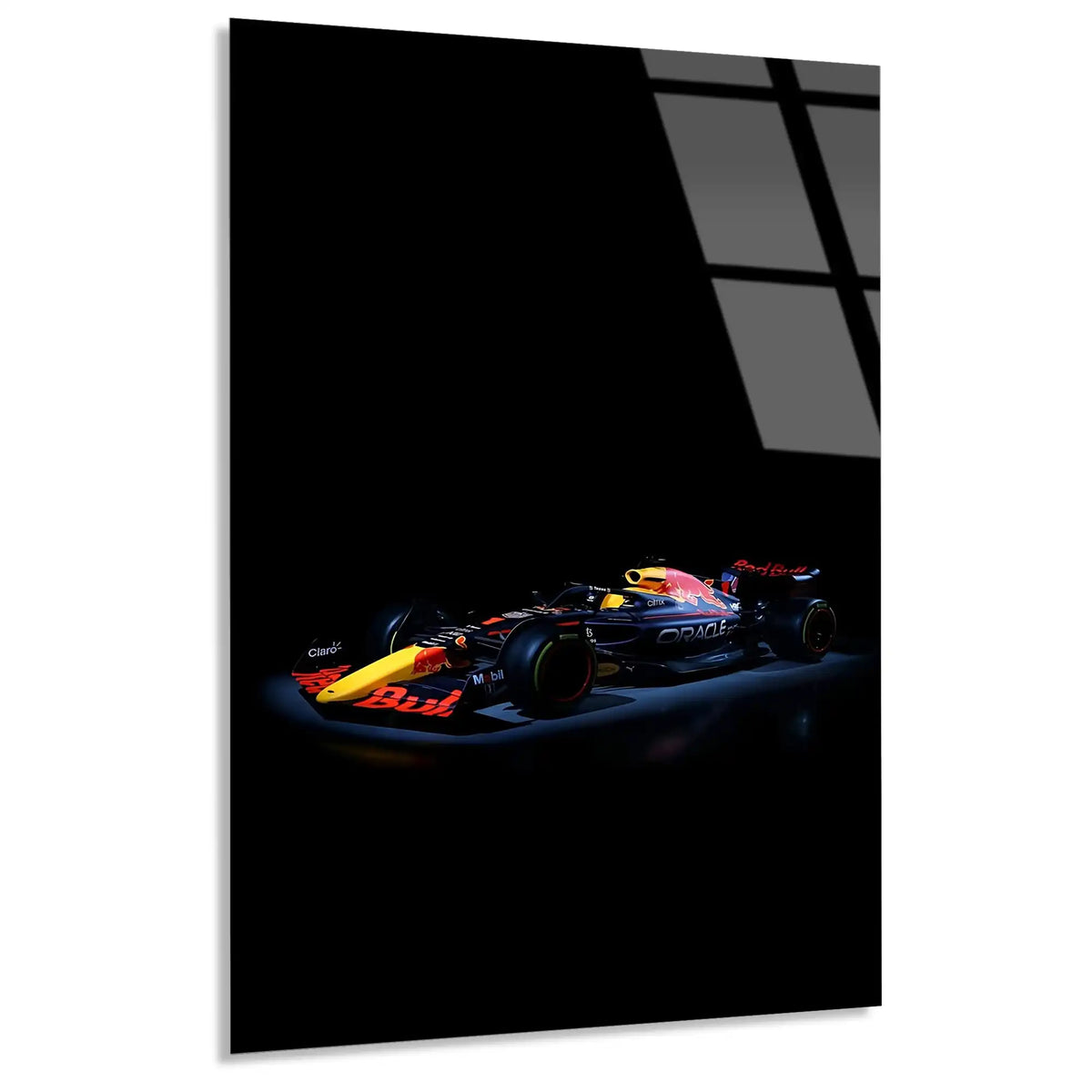 Red Bull Yarış Aracı F1 Cam Tablo – Formula 1 Duvar Dekoru - DEG0845