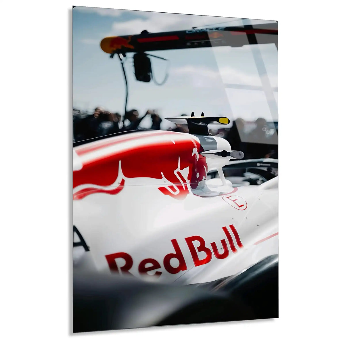 Red Bull Yarış Aracı F1 Cam Tablo – Formula 1 Duvar Dekoru - DEG0793