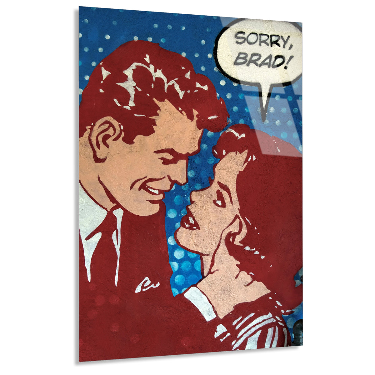 Retro Pop Art Cift Cam Tablo
