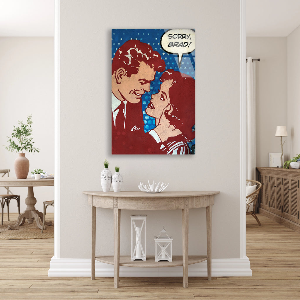 Retro Pop Art Cift Cam Tablo