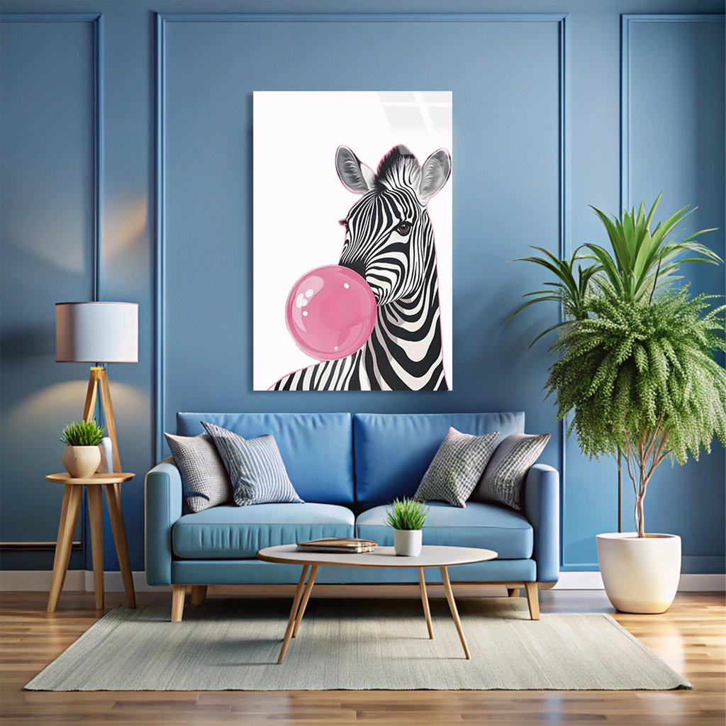 Sakiz Sisiren Zebra Cam Tablo