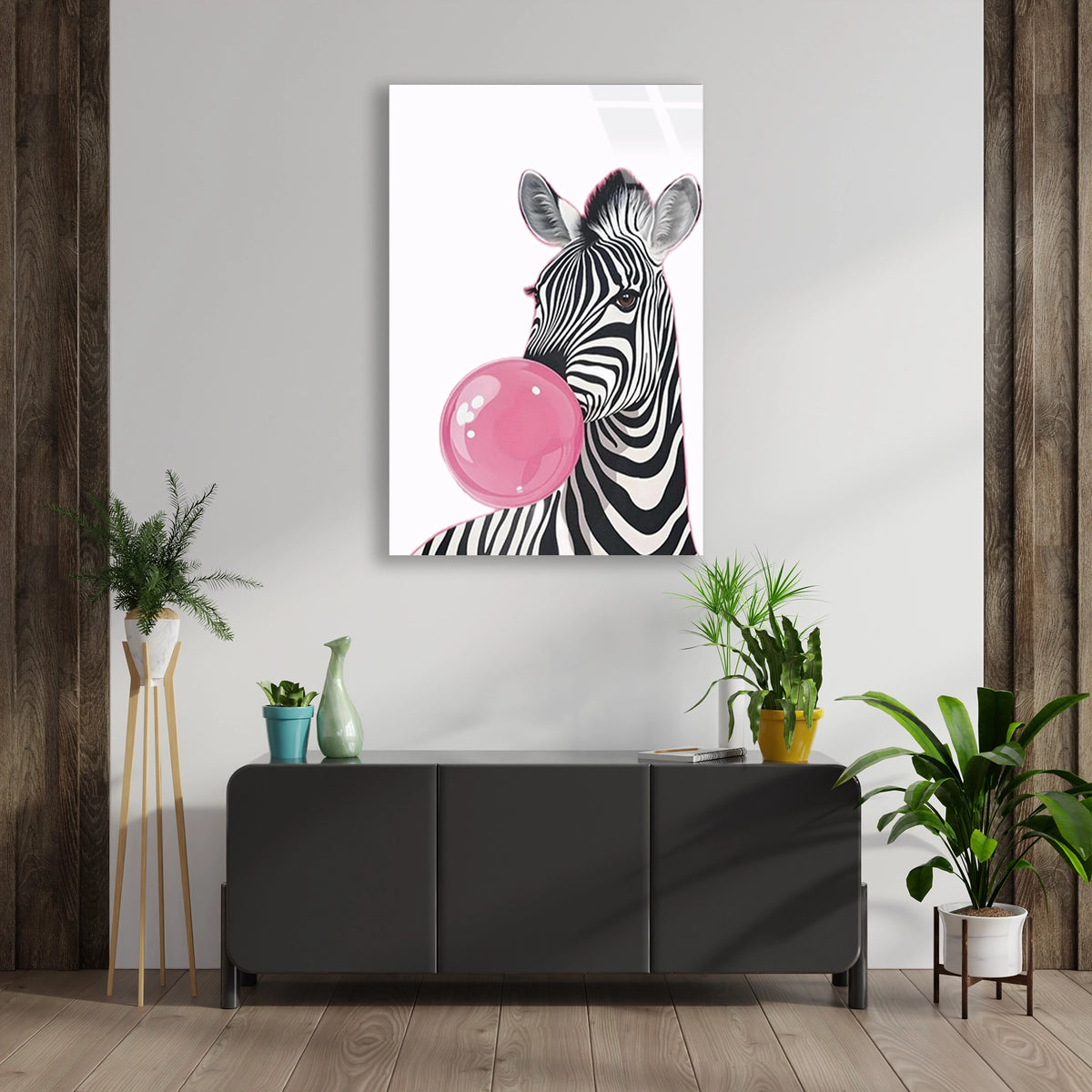 Sakiz Sisiren Zebra Cam Tablo