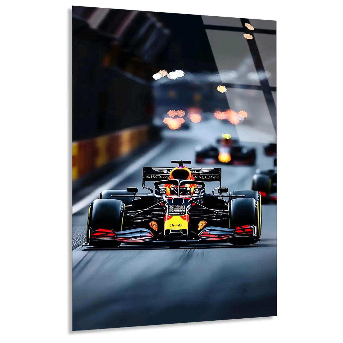 Singapur Gece Yarışı F1 Cam Tablo – Formula 1 Duvar Dekoru - DEG0847