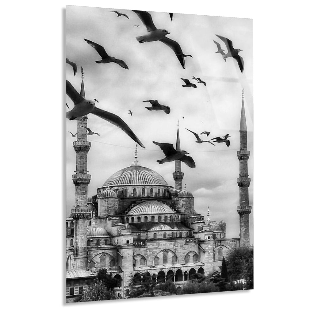 Sultanahmet Camii Kuslar Cam Tablo