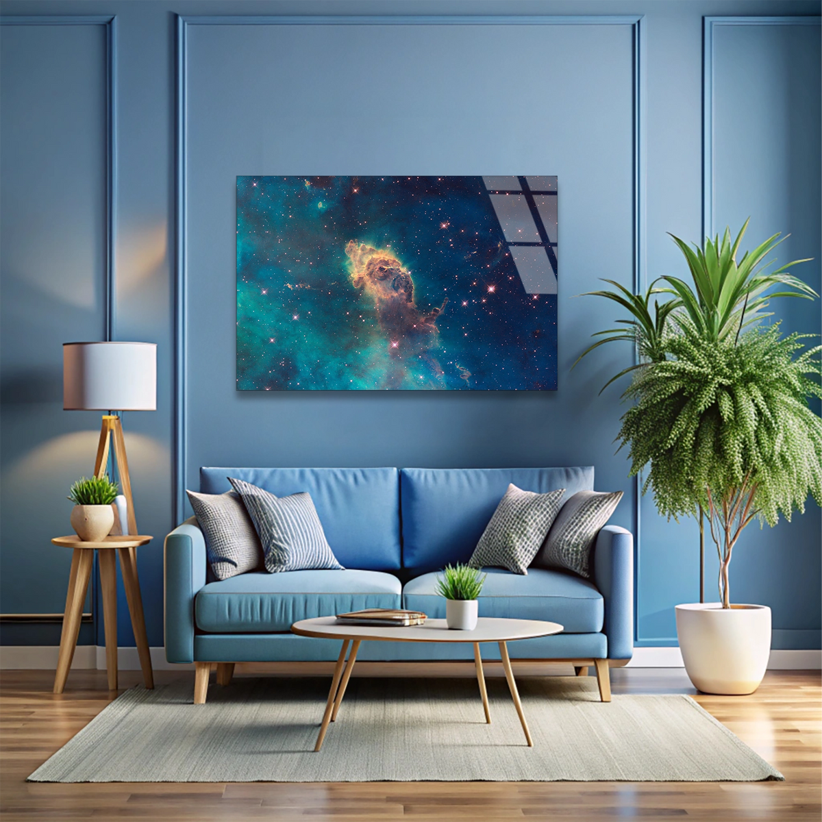 Uzay Nebula Cam Tablo