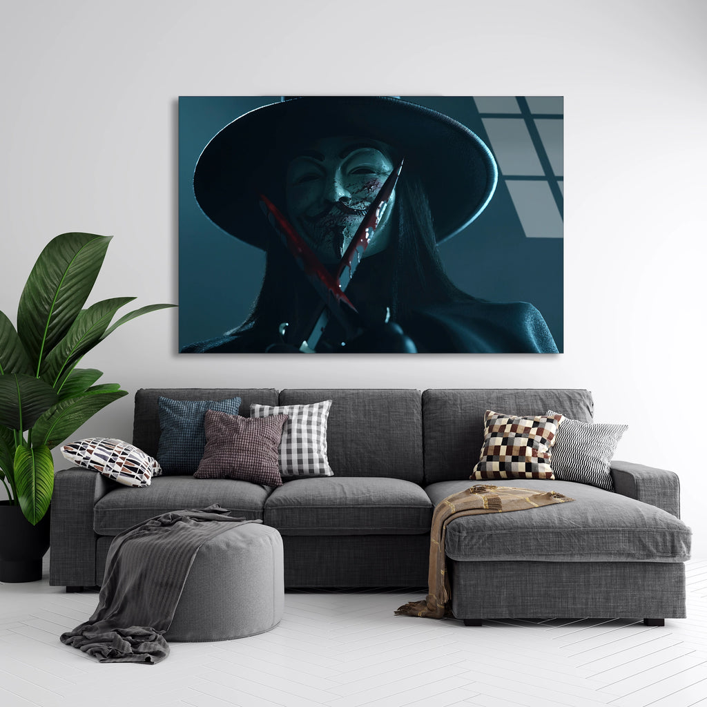 V For Vendetta Maske Cam Tablo