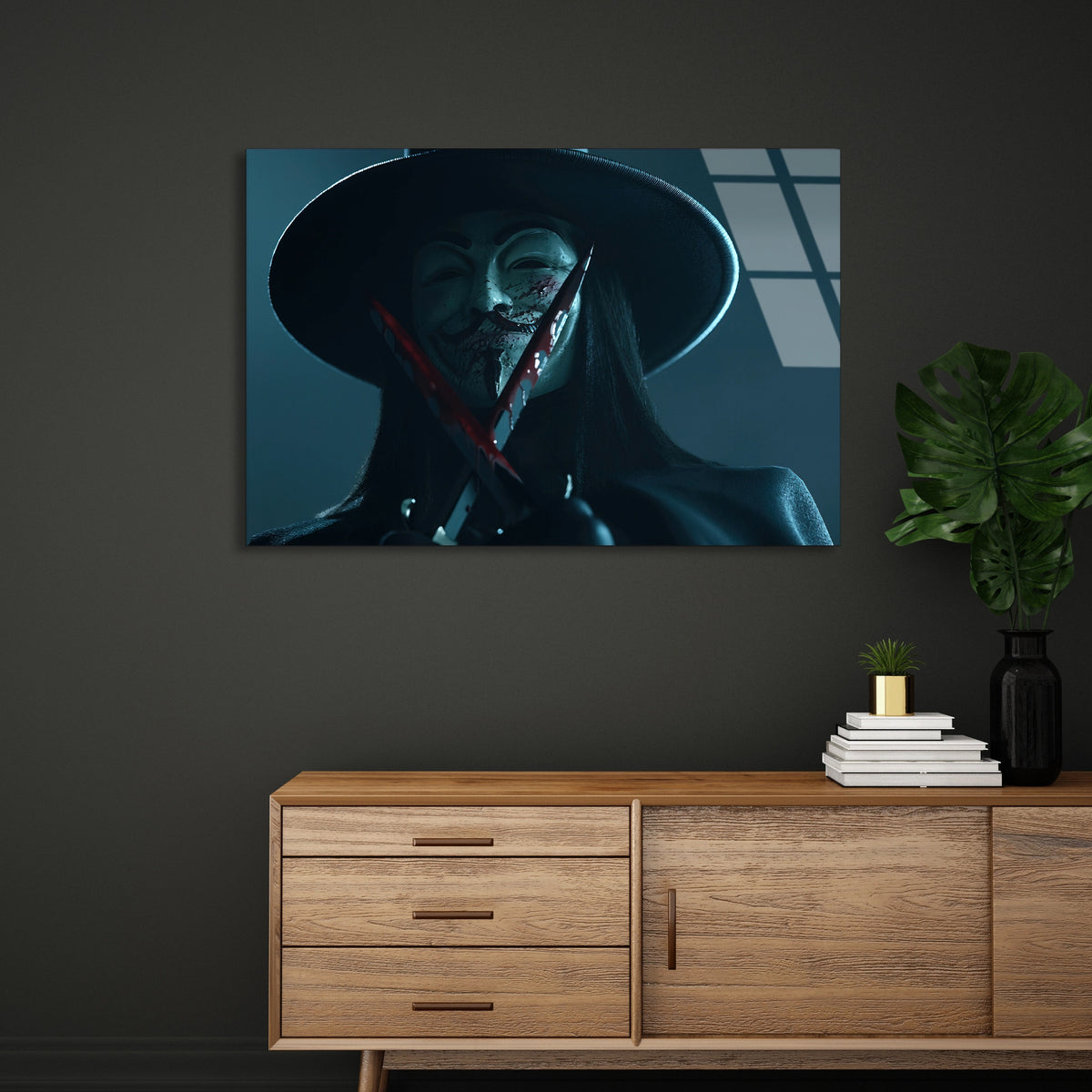 V For Vendetta Maske Cam Tablo