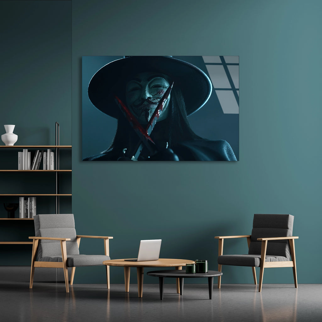 V For Vendetta Maske Cam Tablo