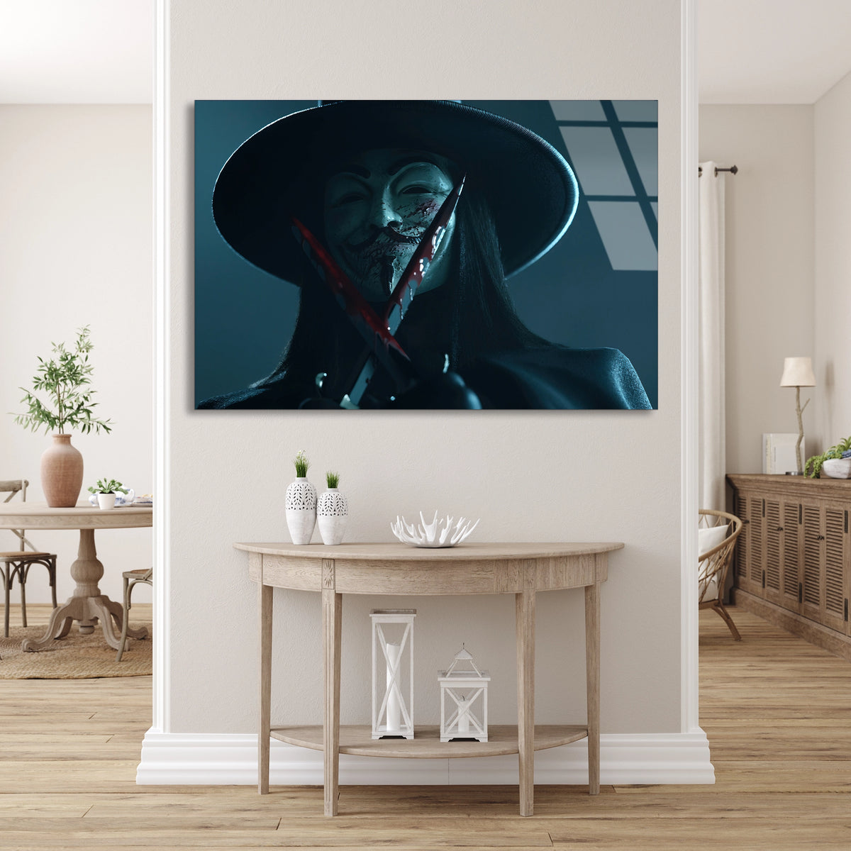 V For Vendetta Maske Cam Tablo