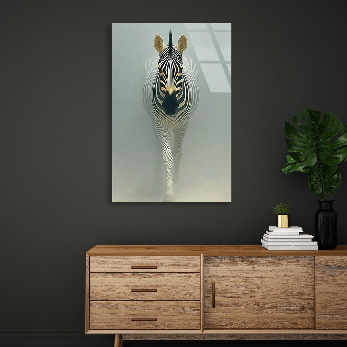 Zebra Portresi Cam Tablo