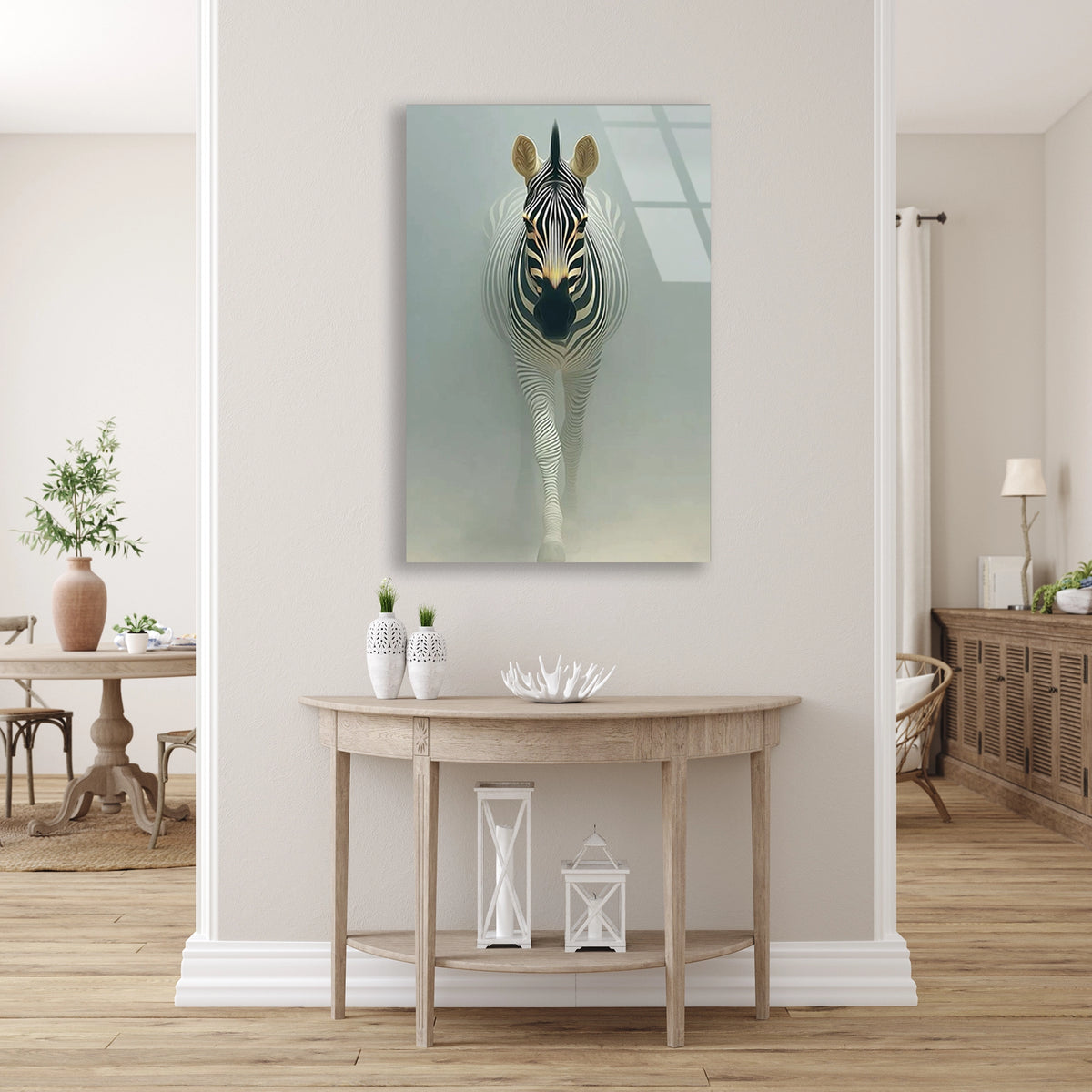 Zebra Portresi Cam Tablo